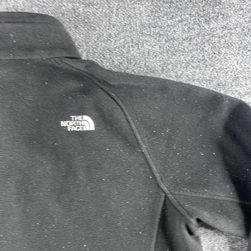 North Face Jacket Mens L? Black Fleece Sweatshirt Full Zip Polyester Hiking